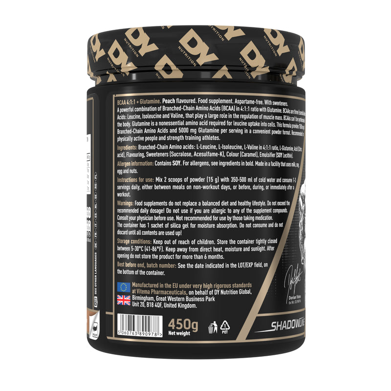 HIT BCAA 4:1:1 + Glutammina, 450g, 30 porzioni